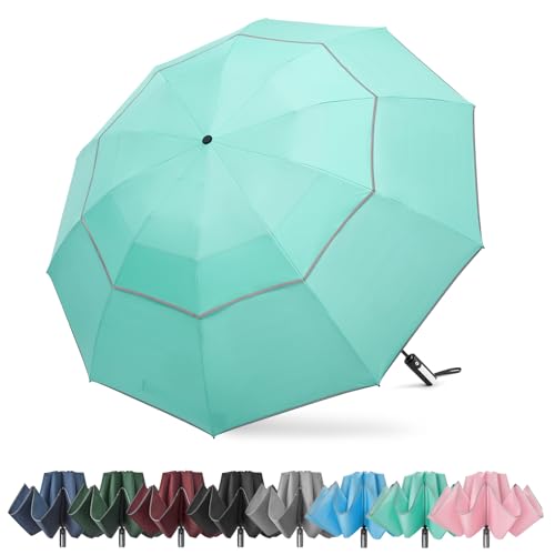 G4Free 54/62 Inch Large Inverted Golf Umbrella Windproof Reflective Stripe - image 1