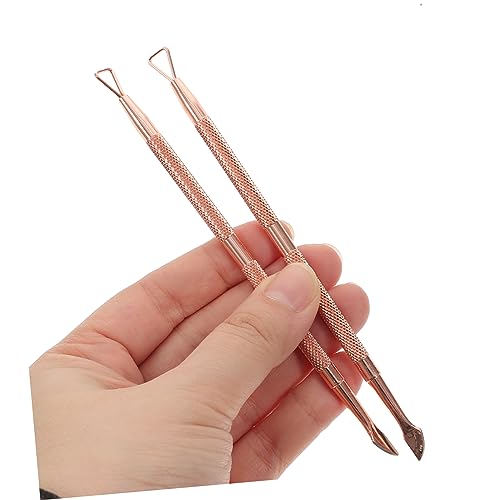 NOLITOY 6 Peças Empurrador De Unhas De Dois Lados Empurrador De Pedicure Removedor De Esmalte De Vid