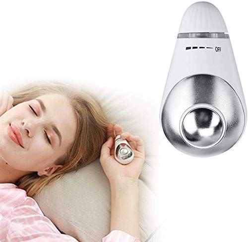 Hand Held Sleep Aid Device, Sleep Assistant Electronic Pulse, Calm Nerves Ease,Stress Relief,Travel-Friendly Meditation and Relaxation Tool, Anxiety Tension Sleeping Assistance Gadget (White) - Thumbnail 2