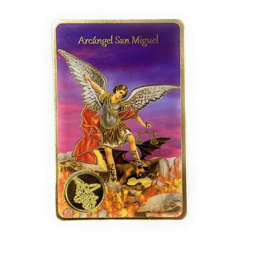 Arcangel San Miguel Prayer Card