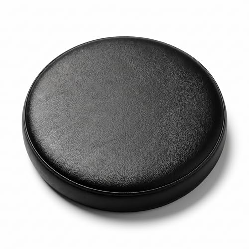 DIYEAH Galette de Chaise Ronde 35cm, Coussin d'Assise Ergonomique en Mousse à Mémoire de Forme, Soulage Le Coccyx et la Sciatique, Idéal pour Yoga, Bureau et Grossesse, Housse Lavable