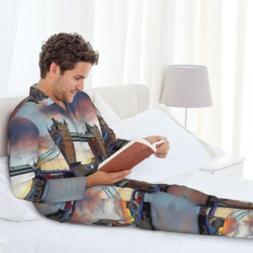 Pyjama manches longues homme pour nuit fraîche et peau sensible - 3