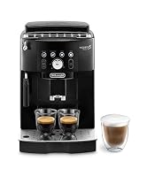 De'Longhi Magnifica S Smart ECAM 230.13.B Kaffeevollautomat mit Milchaufschäumdüse für Cappuccino, Espresso-, Kaffee- und Long Coffee Direktwahltasten und Drehregler, 2-Tassen-Funktion, Schwarz – Ansicht 1