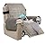H.VERSAILTEX 100% Waterproof Recliner Chair Covers Washable Recliner Cover for Reclining Chair Non Slip Recliner Slipcovers Furniture Protectors for Pets by H.VERSAILTEX