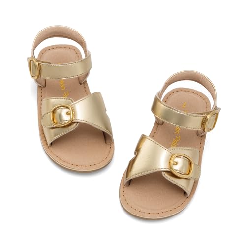 Image of DREAM PAIRS Girls Sandals Fashion Sandal with Adjustable Straps Open-Toe Comfortable Summer Shoes for Toddler Little Kid