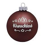 🎄 PERSÖNLICHE WEIHNACHTEN - Die personalisierbaren Glaskugeln sind ein Hingucker für jeden Weihnachtsbaum. Eine besondere persönliche Note für die heimische Christbaum Deko zu Weihnachten und Heilig Abend.