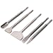 Produktbild 5 Stück SDS Plus Meissel Set 250 mm Meißel Kanal Spitz Flach Breit Fliesen