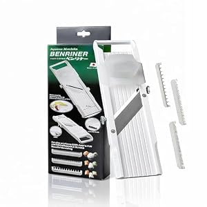 Benriner – Benriner BN-64W-1 Mandoline, Edelstahl, Weiβ