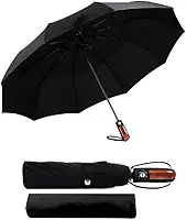 Guarda Chuva Reforçado Automático ao Abrir Modelo Compacto Resistente Ao Vento Cabe Na Bolsa e Mochila - Premium