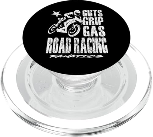 GUTS GRIP GAS ROAD RACING FANATICS motorcycle motorsport PopSockets PopGrip for MagSafe