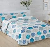 LEBENGOOD Funda N&oacute;rdica Cama 90, con 1 Funda Almohada, Funda de Edred&oacute;n 90x190/200, Estampada, Reversible Colcha S&aacute;bana,Nordicos Cama 90 Invierno, Funda nordica 160x260 (Lula Azul 90)
