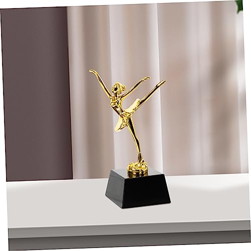 OHPHCALL Dança Troféu Troféu De Ouro Plástico Ioga Criança Reutilizável