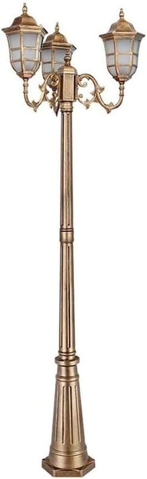 Lámpara de Pie Vintage Exterior Bronce Triple E27 215 cm miniatura 1