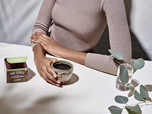Organic Instant Coffee Powder By Four Sigmatic | Arabica Instant Coffee Singles With Cordyceps, Chaga And Eleuthero | Mushroom Coffee Instant Mix For Better Focus And Immune Support | 10 Packets #TOP3