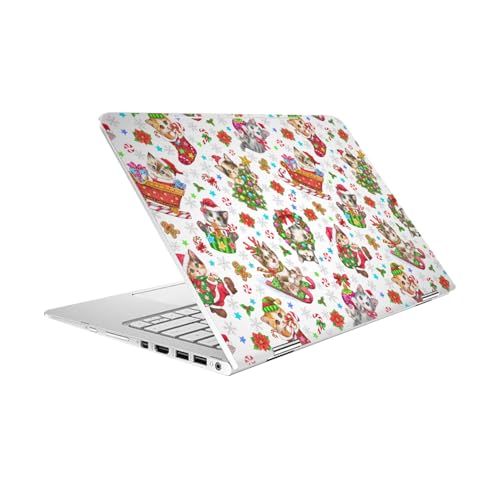 Autocollant vinyle HP Spectre Pro X360 G2 Kayomi Harai | Skin protection pc portable chatons Noël