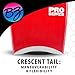 BZ Bodyboards Pro Series 42 Inch (Red) Zero-G Polypro Core, Surlyn Slick, 8LB H-Cell Deck, Crescent Tail, Graphic Slick, for Men, Women, Kids Durable, Surfing Waves Ocean Summer Fun Beach Water