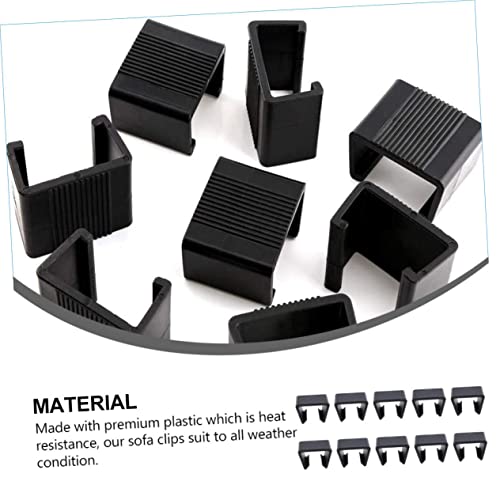 FUNOMOCYA 10 Pçs Clipe De Móveis De Sofá Sofás Ao Ar Livre Móveis De Vime Ao Ar Livre Móveis De Exte
