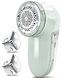 JUEYINGBAILI Fabric Lint Shaver - Fuzz Remover, with 3 Shave Heights, Battery Operated, AC120V...