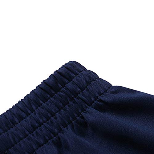 Sun Lorence Men's Athletic Running Tracksuit Set Casual Full Zip Jogging Sweat Suit White L #TOP1