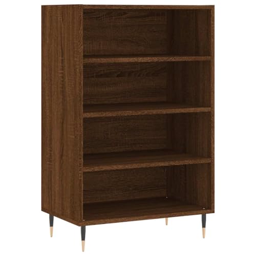 Buffet chêne marron pour optimiser les petits espaces meuble rangement 90 cm
