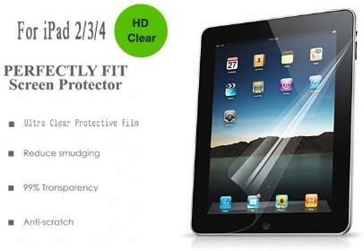 RUBAN 360 Degree Rotating Automatic Wake/Sleep Stand Case with Screen Protector for Apple iPad 2 / iPad 3 / iPad 4 - Black