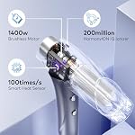Best Gift pour les soins capillaires, 1400W Séchoir à cheveux ionique moteur sans brosse, Séchoir pliant voyage léger, Llano Salon professionnel Séchoir à cheveux à séchage rapide avec des Ions de soins capillaires, des cycles chauds et froids, 120V
