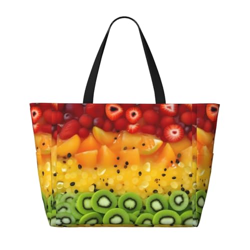Fresh Fruit Large Capacity Waterproof Sandproof Multifunctional Beach Travel Camping Picnic Storage Bag2