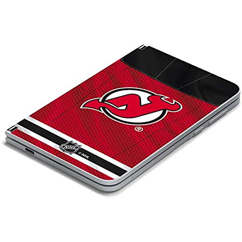 Skinit Tablet Decal Skin Compatible with Surface Duo - Officially Licensed NHL New Jersey Devils Home Jersey Design