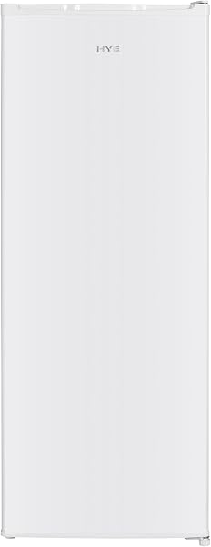 HYE Freezer - 168L Upright Freezer, 142.6CM Height, 54.5CM Width, Quiet 39 dB Operation, Freestanding Design, 5 Clear Drawers, White, Perfect For Family Homes - RF01SDFR168W01 - 2