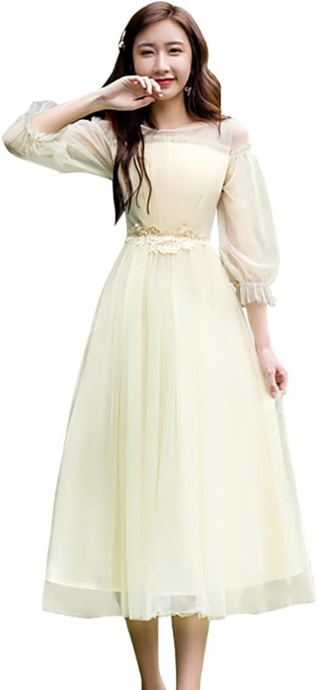 Amazon | [KASVIN] パーティードレス ワンピース 結婚式 ドレス