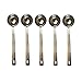 Endurance Metal Stainless Steel 1 Tablespoon Measuring Coffee Scoop Spoon, Set of 5