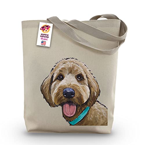 Bolso Tote Goldendoodle miniatura 1
