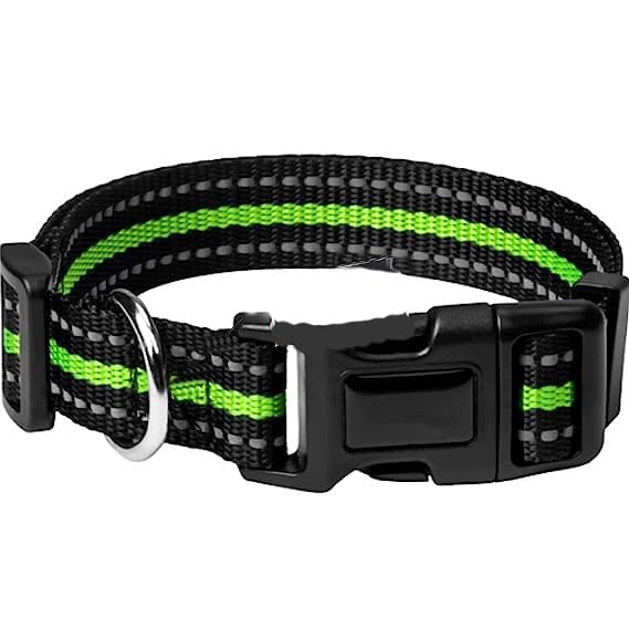 RvPaws 19 MM Reflective Super Soft Dog Collar with Bell - Adjustable 12" to 22" Inch Neck Size, Nylon Reflective Collar for Small & Medium Size Adult Dogs (Color May Vary) (B0CB8PF2JF) Amazon Price History, Amazon Price Tracker