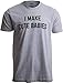 I Make Cute Babies | Funny New Dad, Father's Day Daddy Humor Unisex T-shirt,Sport Grey (Adult,L)