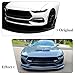 Jogon Front Lip Splitter Spoiler for Ford Mustang S650 GT Ecoboost 2024 2025, ABS Plastic Exterior Trim, 3PCS Chin Spoiler Splitter Diffuser Protector, Not for GT Performance Package and Dark Horse