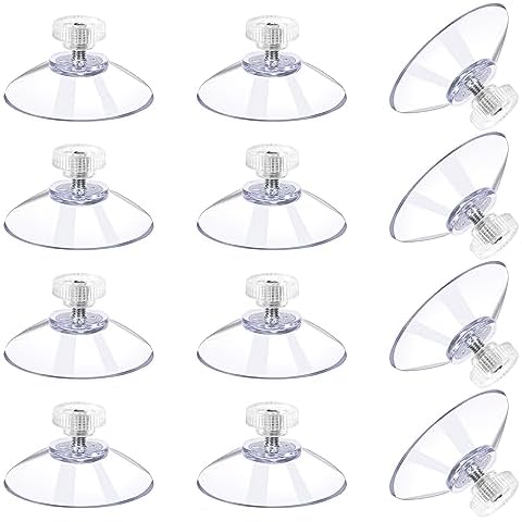 Mozeat Lens 12 Pack Suction Cup Hooks Cover
