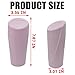 Osilly Car Trash Can with Lid, Mini Portable Leakproof Automotive Garbage Bin Multipurpose Organizers and Storage, Universal for SUV, Truck, RV, Home, Office, Kitchen, Bedroom and More（Pink）