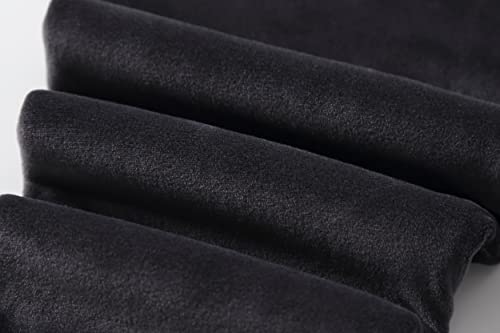 IRELIA Winter Boys Kids Fleece Lined Jogger Pants Drawstring Zipper Pockets Black XS - image 5