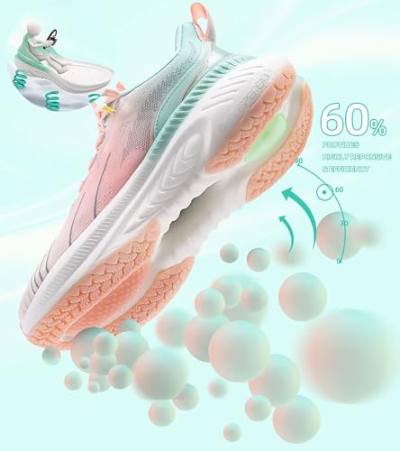 Breathable Women's Max Cushioned Walking Shoes with Arch Support for Plantar Fasciitis Flat Foot Pain Relief Air Lightweight Jogging Running Sneakers Shoes Non Slip Thick Sole2