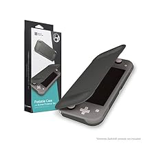 Hyperkin Foldable Case and Screen Protector Set for Nintendo Switch Lite Gray - Nintendo Switch