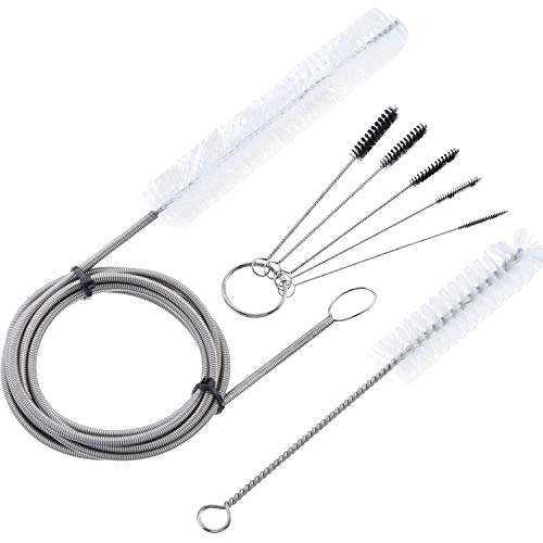 Miniatura 2 de Cepillos De Limpieza De Tubo Cpap 7 Pies Flexible, 7 Pulgadas De Cepillo A Mano Con Juego De 5 Piezas De Mini Cepillos De Nylon 4 Pulgadas Para Tubo Estándar En Diámetro De 22 Mm