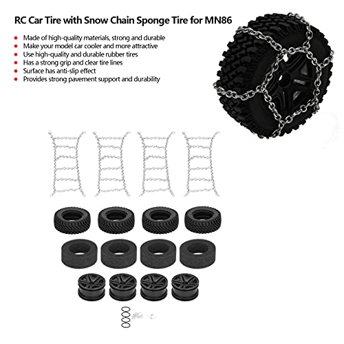 Rubber bandwielen 4-pack, rubberen aluminiumlegering 4-pack vervangende band en wiel voor RC-auto-upgradeonderdelen - Image 4