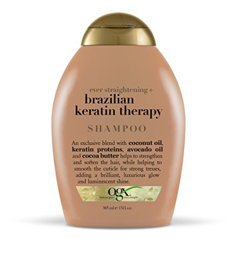 Ever Straight Brazilian Keratin Therapy Shampoo Organix Shampoo Unisex 13 oz (Pack of 5)