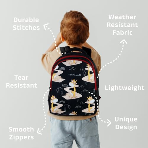 Image of TRAVALATE 25L Stylish &Trendy printed School Bag for Kid's | Backpack for Class 1 to 5 School Going Boys & Girls