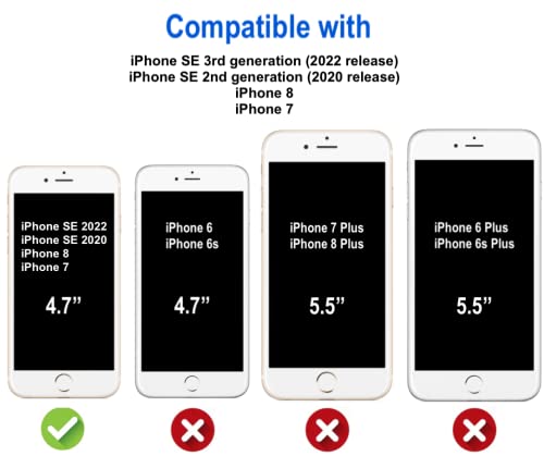 Shamo's Soft Tpu Clear Case For Iphone 7, 8, Se 2Nd & 3Rd Gen - Slim, Flexible & Protective Cover With Enhanced Grip & Shock Absorption - Convenient Carry Option With Lanyard Hole - Anti-Yellowing #TOP1