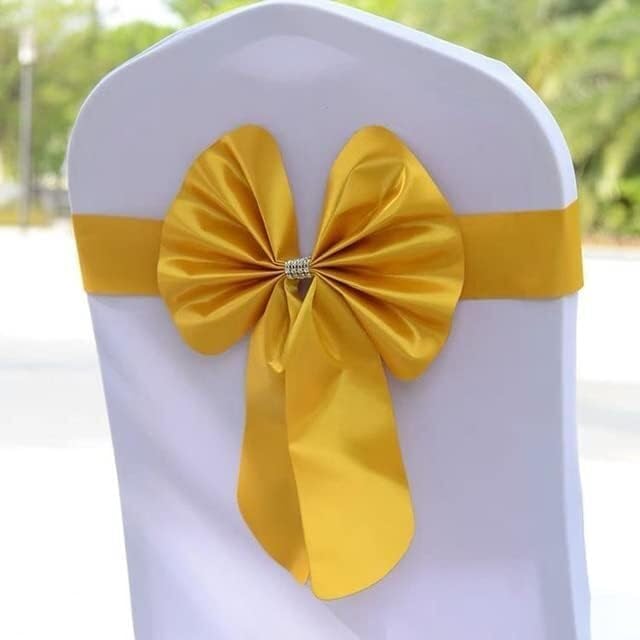 Bows sash Chair Sashes,Wedding Chair Covers, Sash Elastic Bow Tie Chair Sashes Band for Wedding Party Hotel Banquet Event Decoration (Color : Red) (Color : Royal Blue)