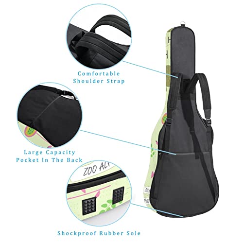 Hondank Housse imperméable pour guitare acoustique avec double bandoulière et poche Motif chaton mignon, Multicolore 09… - Les Beatles, Paul McCartney, John Lennon, RIngo Starr, George Harrison Hondank Housse imperméable pour guitare acoustique avec double bandoulière et poche Motif chaton mignon, Multicolore 09… – Image 4