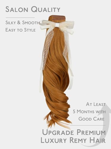 Image of WENNALIFE Genius Tape in Hair Extensions Human Hair, Invisible Tape in