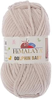 Himalaya Dolphin Baby 4 Skein Knitting Yarn 4x100 Gram (14,11 oz) Baby Blanket amigurumi Yarn Super Bulky 524 yds Velvet Yarn, Himalaya Yarn, Baby Yarn, Crochet Yarn Velvet Yarn (80342)