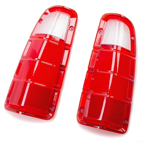 Cloudpower Pair Rear Tail Light Taillight Lens Pair For 1972-1980 For Dodge Truck For Power For Wagon, Replacement Cover, LH RH Rear Left Right Direct Fit